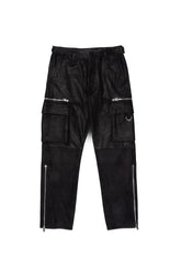 Suede Zip Cargo Pant