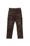 Suede Zip Cargo Pant