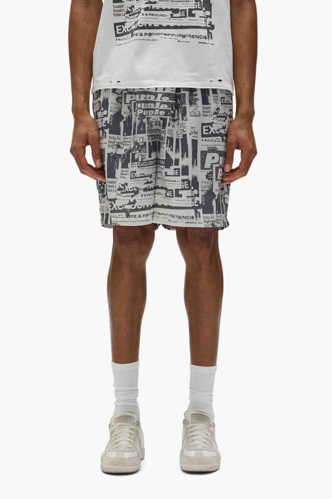 Purple Brand Varsity Shorts - Men's L