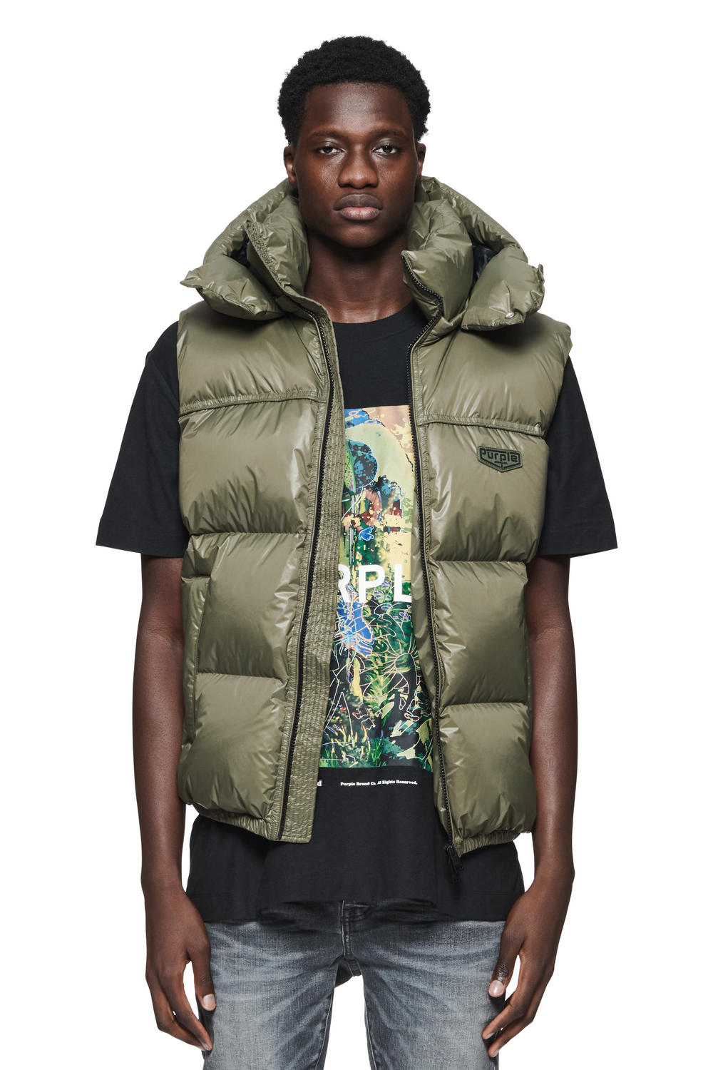 Nylon Puffer Vest