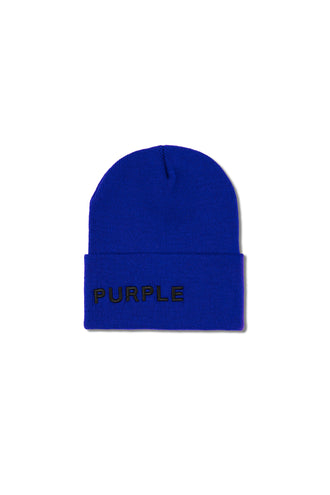 P924 CUFFED BEANIE - Blue