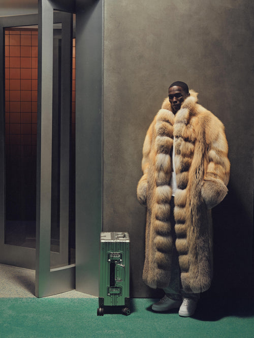 Shawl Collar Fur Coat