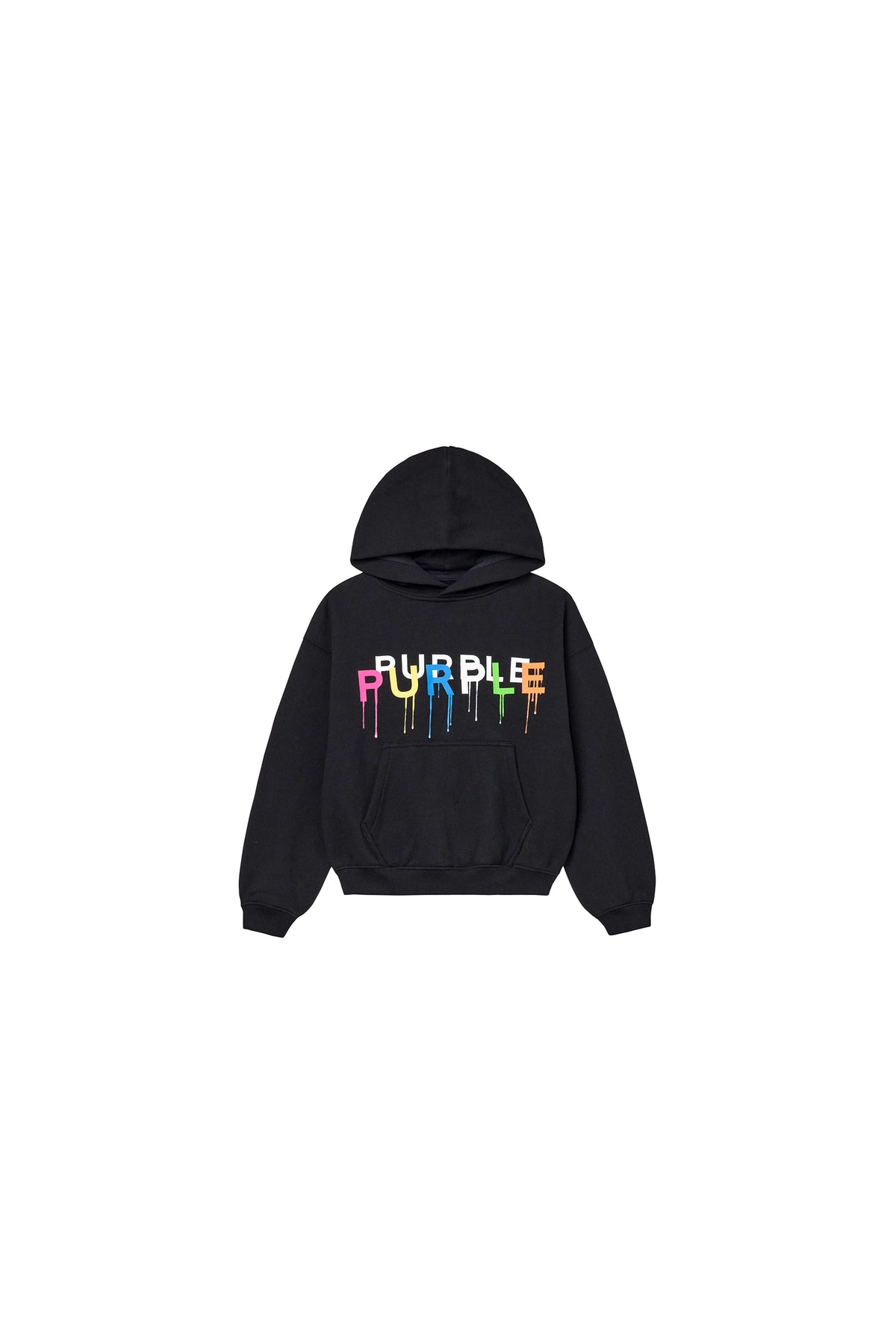 Kids' Painted Wordmark Hoodie, relaxed fit sweatshirt, size 4-5, 100% cotton, screen printed.