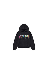 Kids' Painted Wordmark Hoodie, relaxed fit sweatshirt, size 4-5, 100% cotton, screen printed.