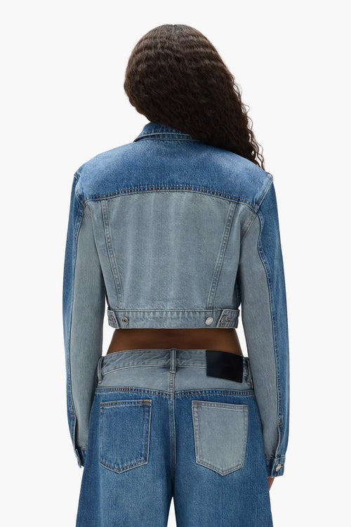 Dual Tone Cropped Jacket