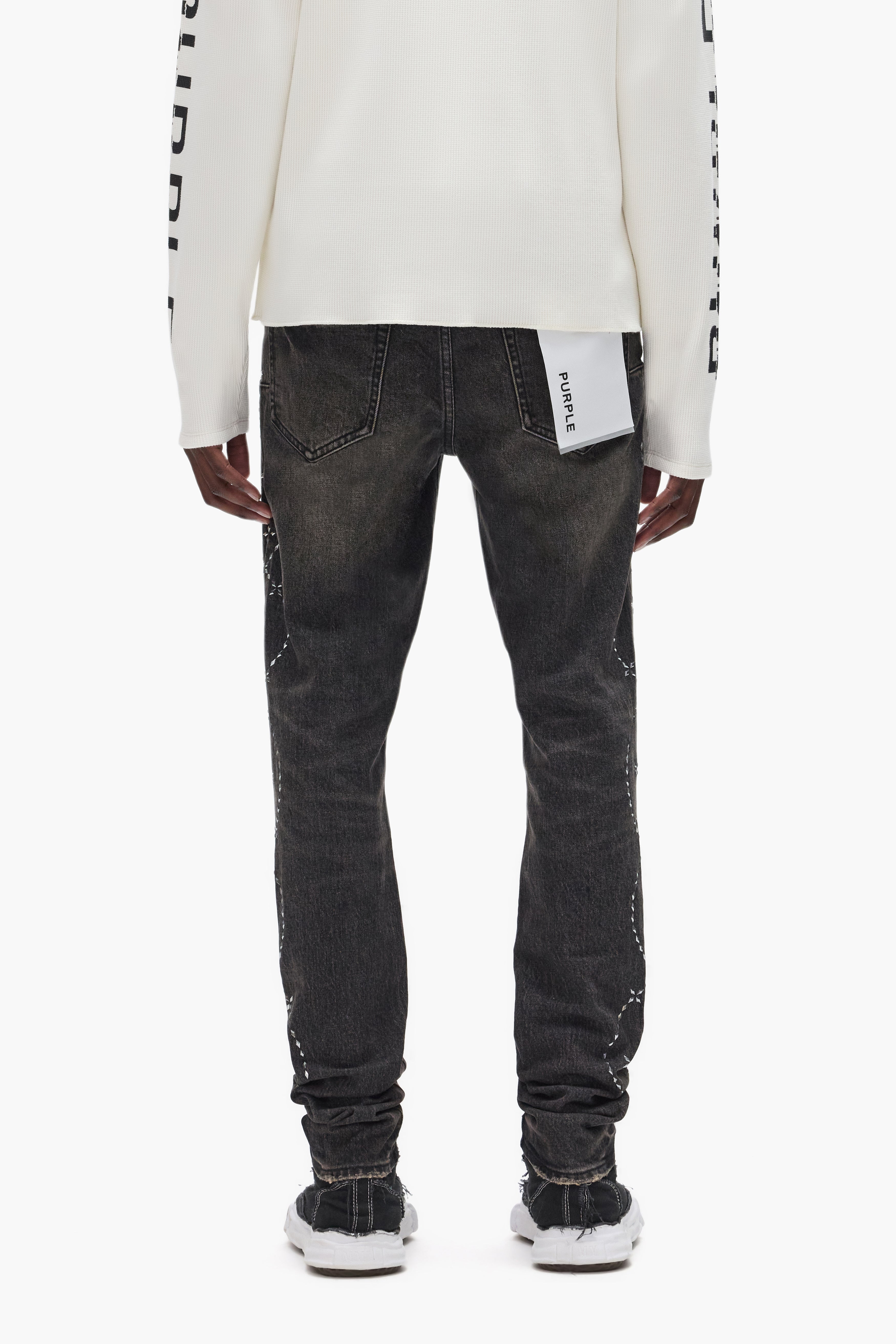 PURPLE-BRAND ダークデニム スキニージーンズ 30 Purple Brand