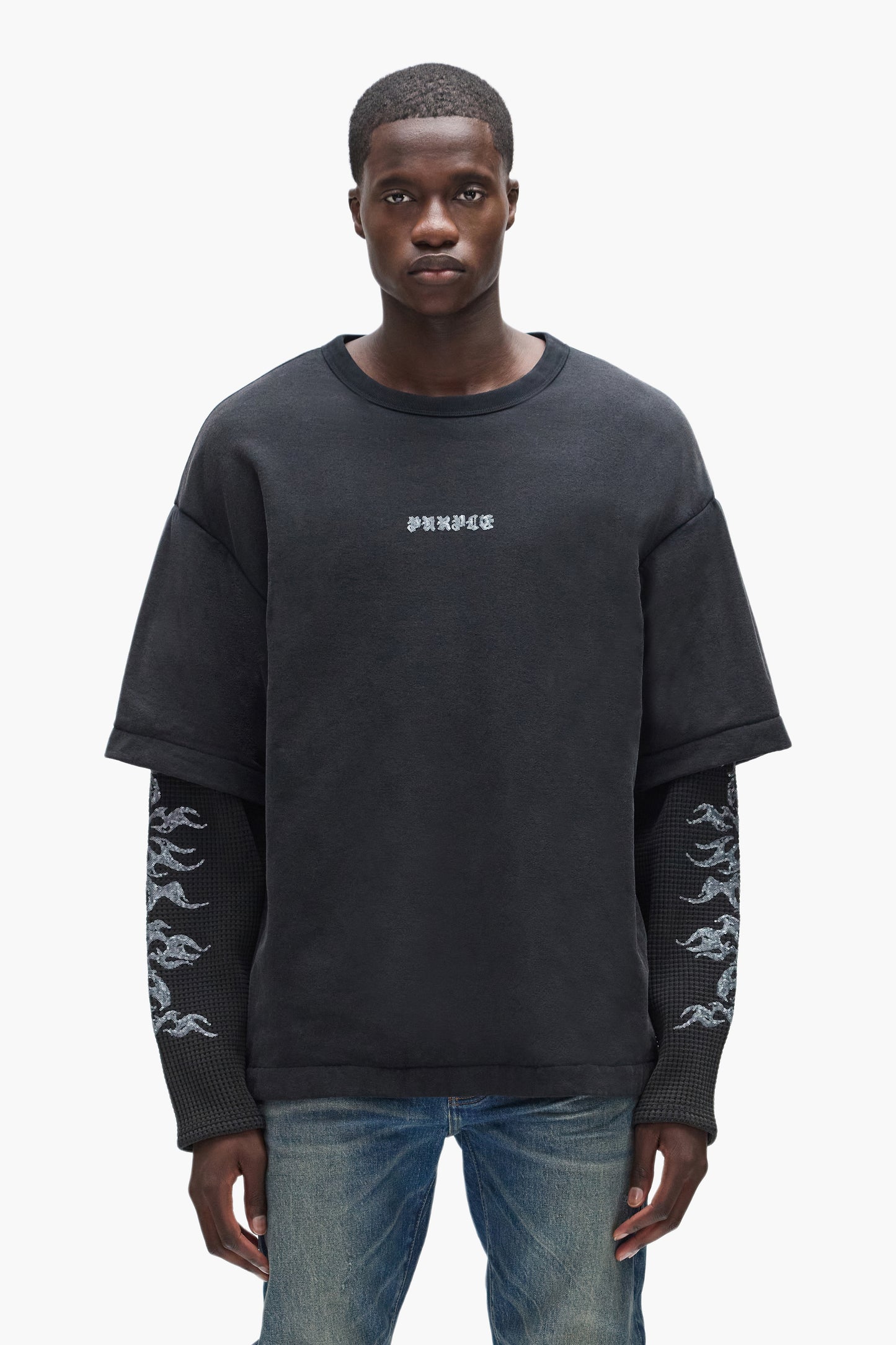 Sequin Flame Long Sleeve