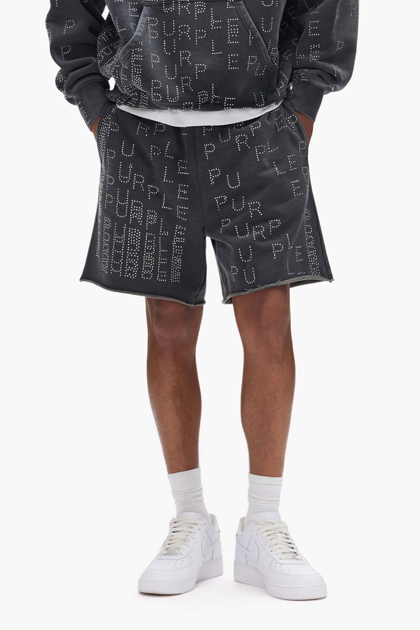 Studded Sequence Short