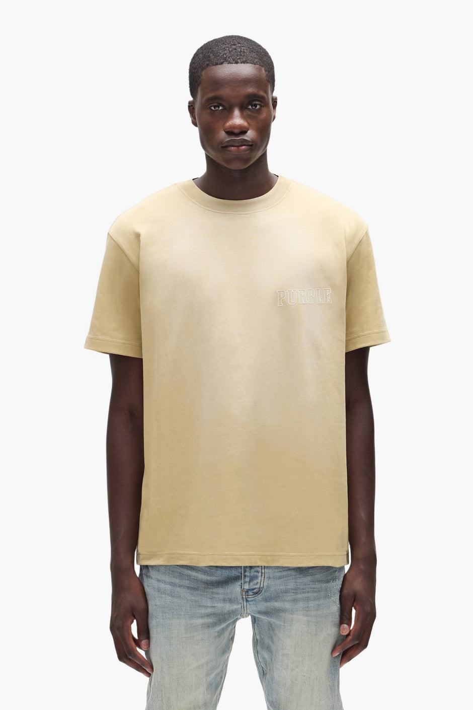 Spell Out Tee – PURPLE BRAND