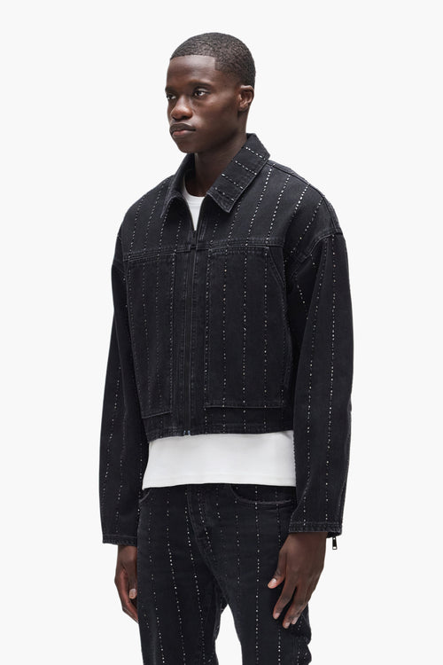 Embellished Stripes Jacket