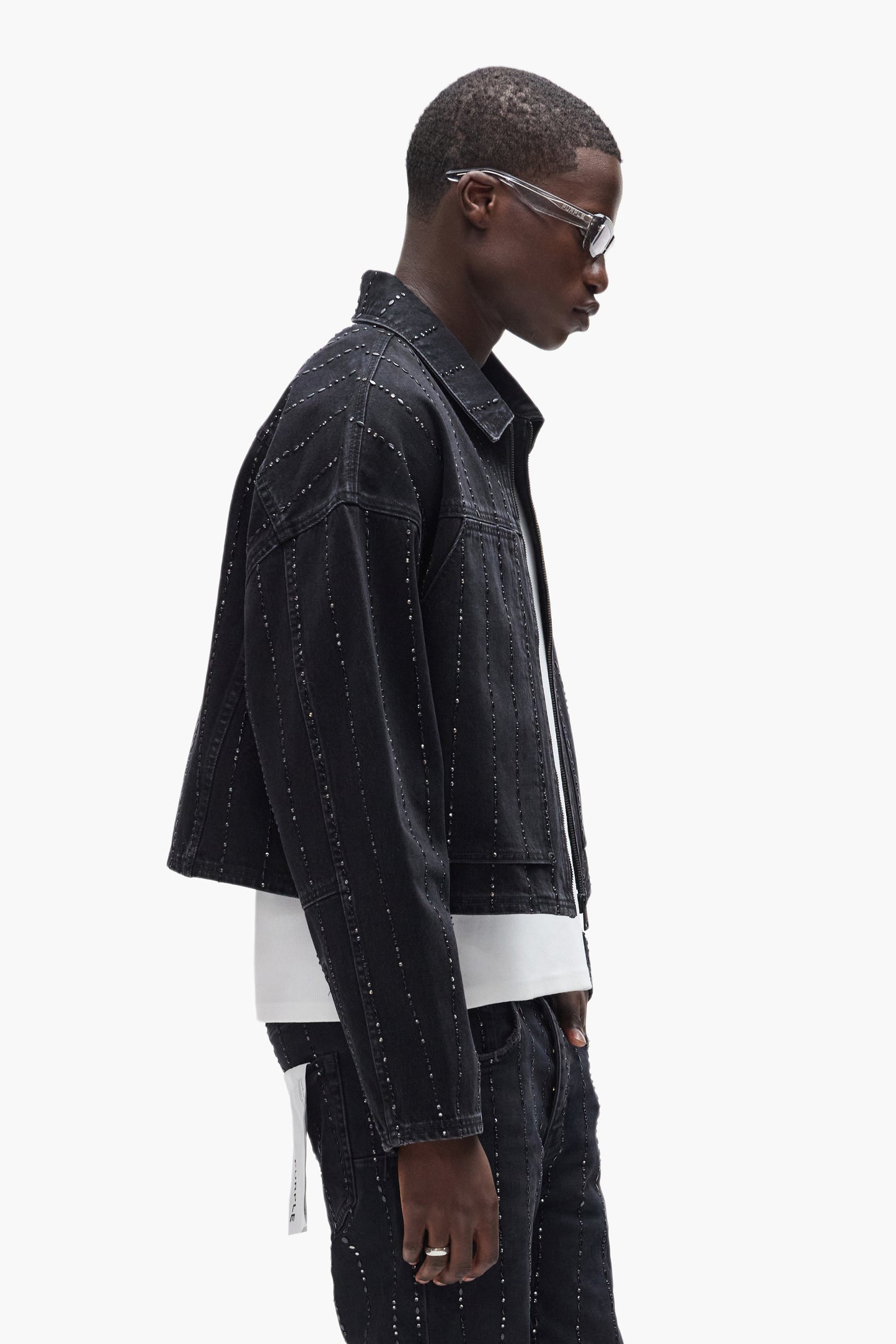 Embellished Stripes Jacket