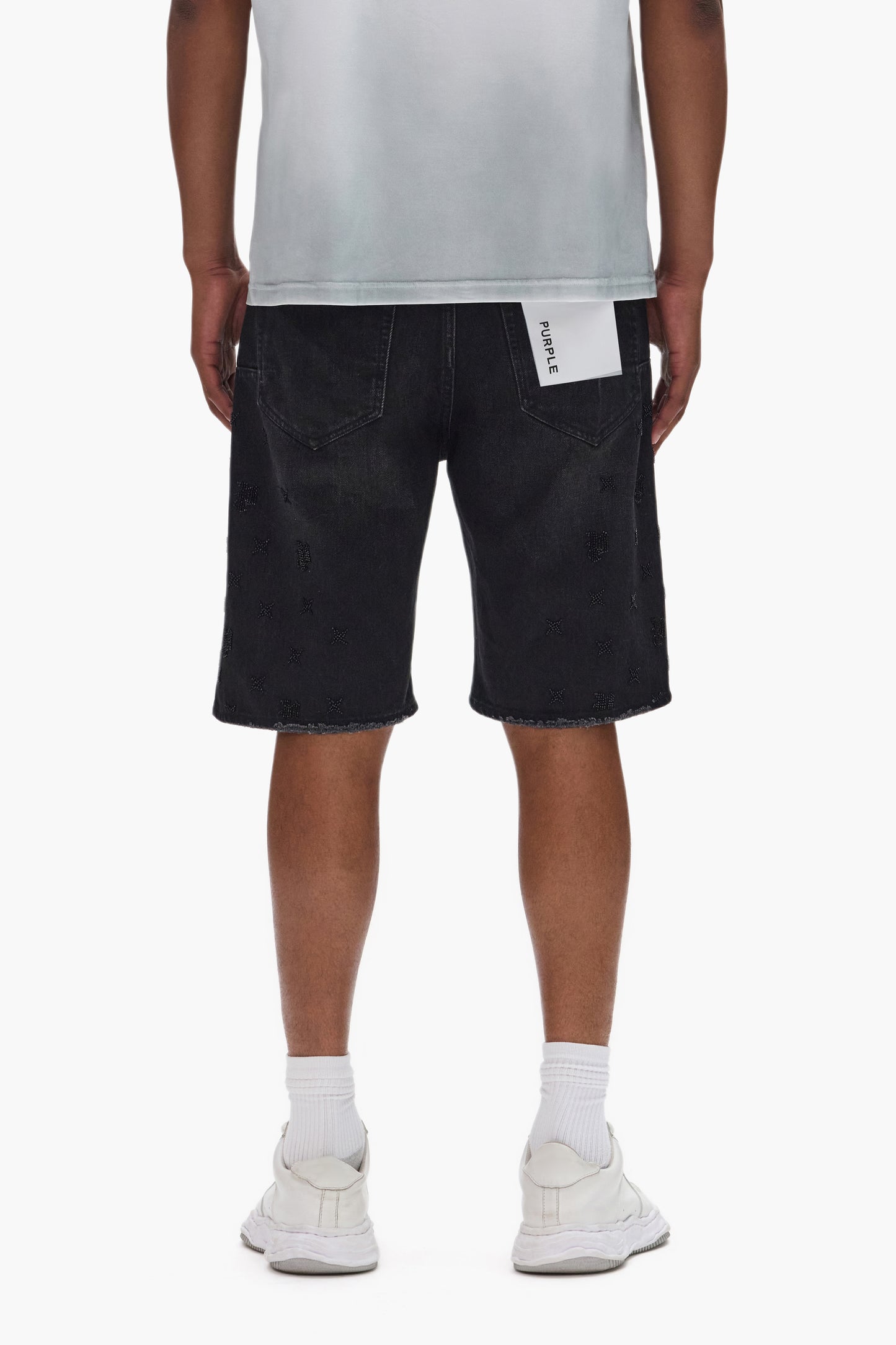 P059 Beaded Monogram Short