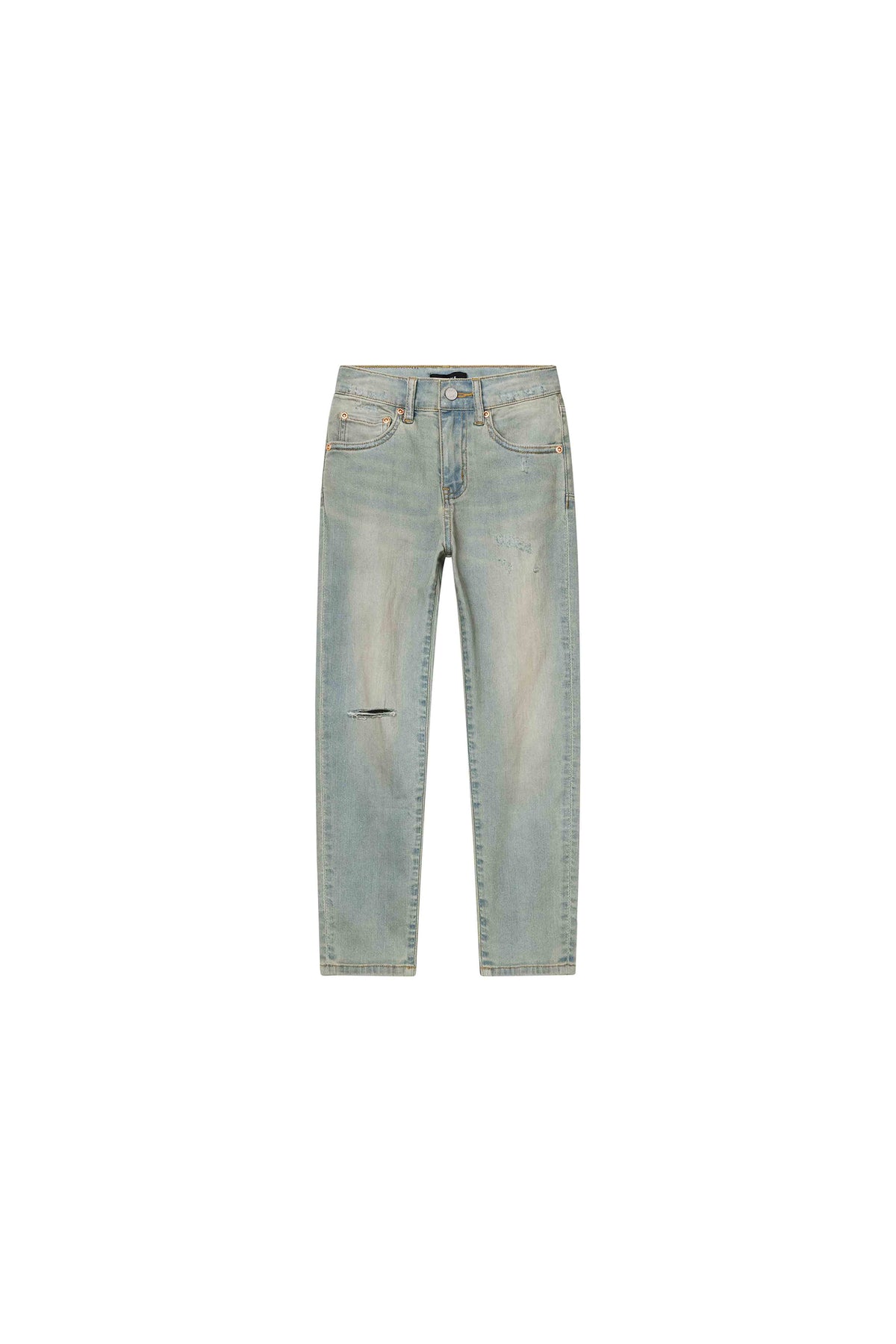 Kids' Light Dirty Wax Denim, Low Rise Stretch Skinny, Novelty Wash, Sizes 4-5 to 12