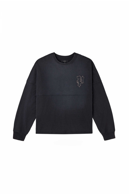 Jumbo Gothic Crystal Long Sleeve
