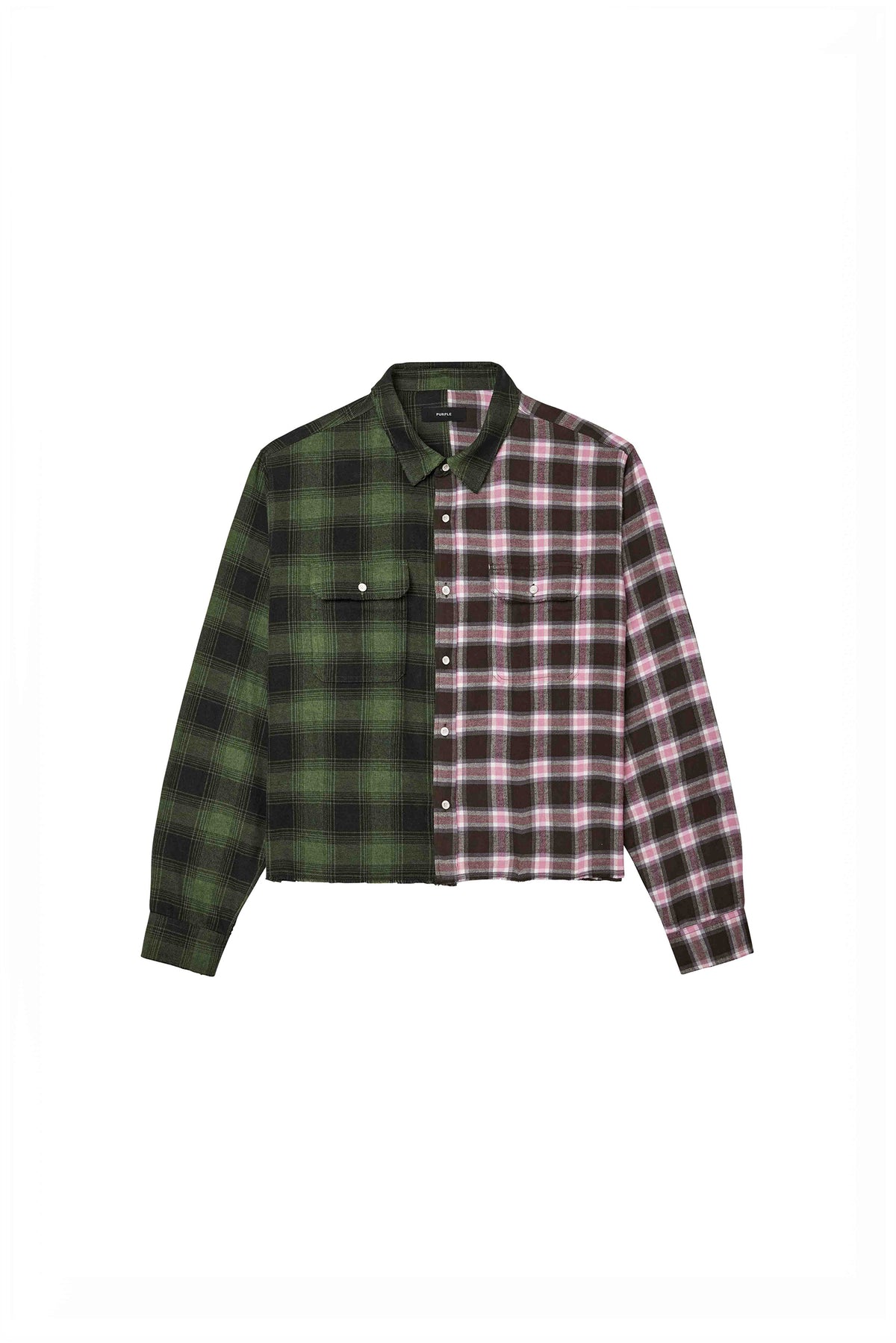Gothic Wordmark Plaid Shirt