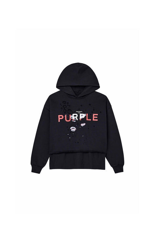 Cutout Double Layer Hoodie
