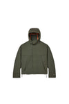 Tech Anorak Jacket in Green, 100% Polyester, Water Repellent, Relaxed Fit, Zipper Hand Pocket
