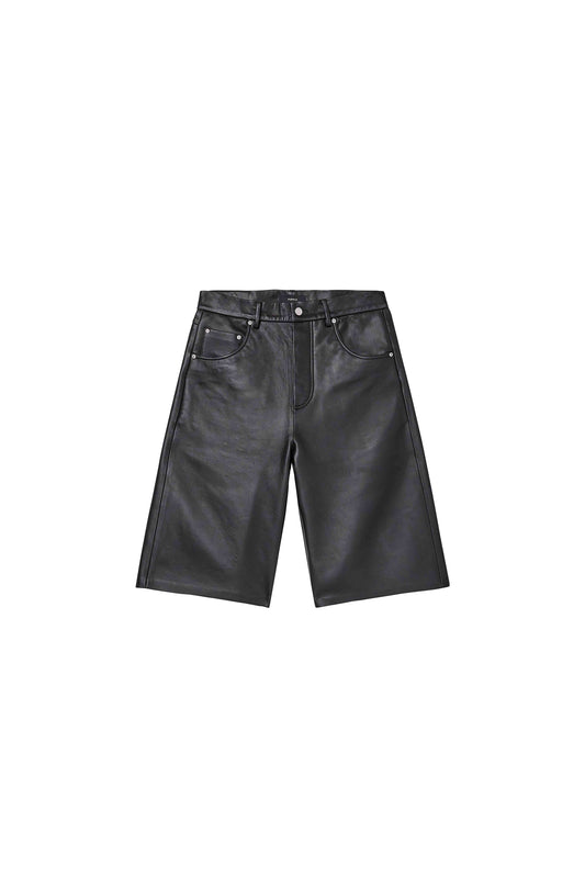 Leather Bonded Short