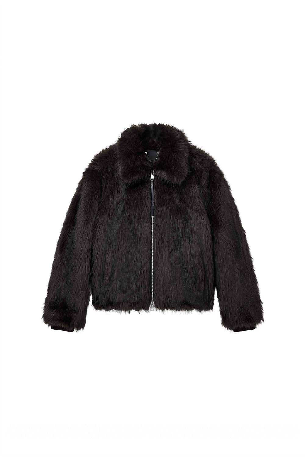 Faux Fur Shawl Jacket