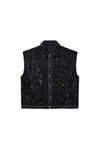 Mesh Embellished Vest