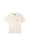 Fast Hand Tee in Antique White, heavyweight cotton jersey, regular fit, screen print design.
