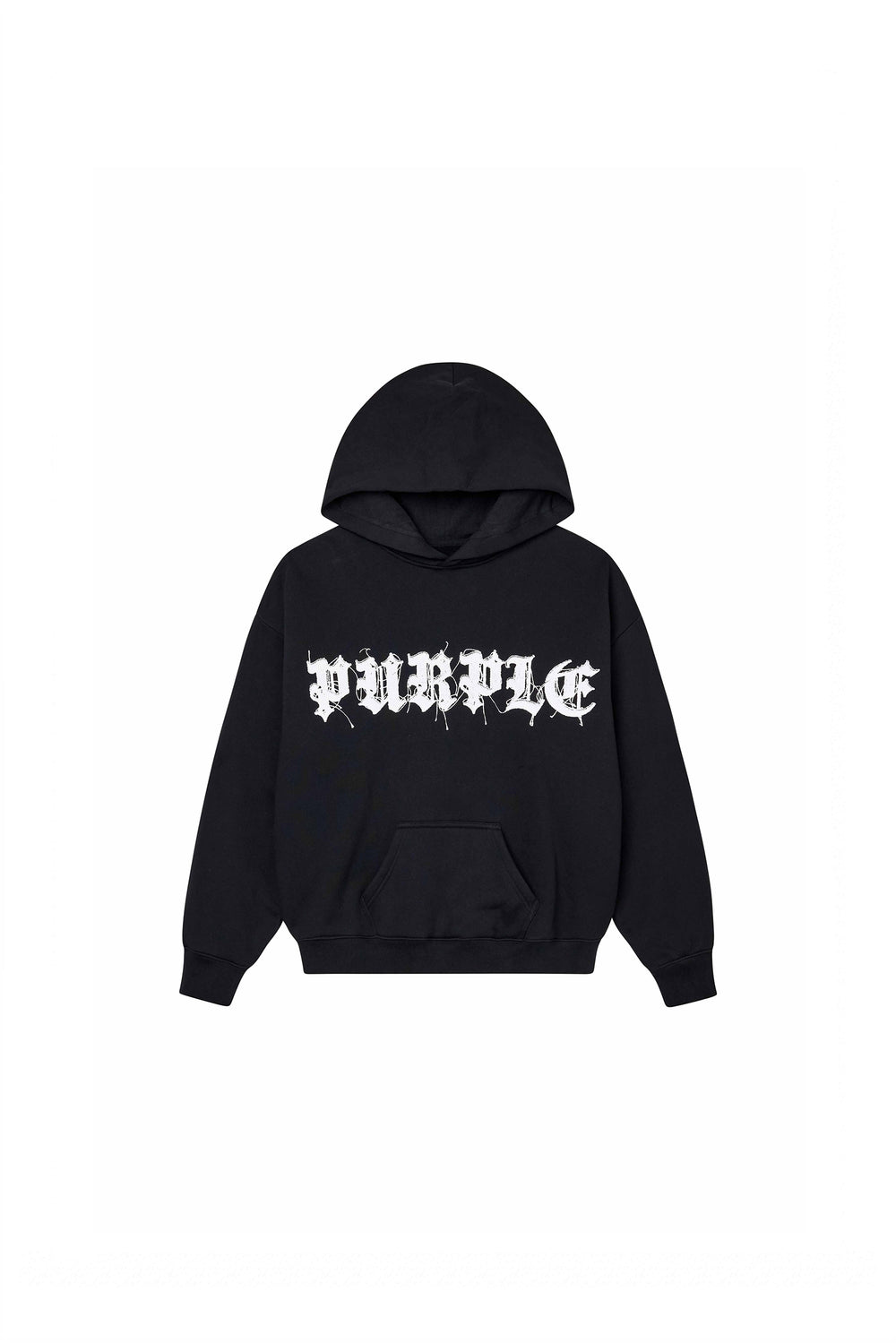 Gothic Wordmark Stitch Hoodie