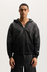 M4238-PFBHS6 relaxed hoodie with hotfix and embroidery detail in peach fleece