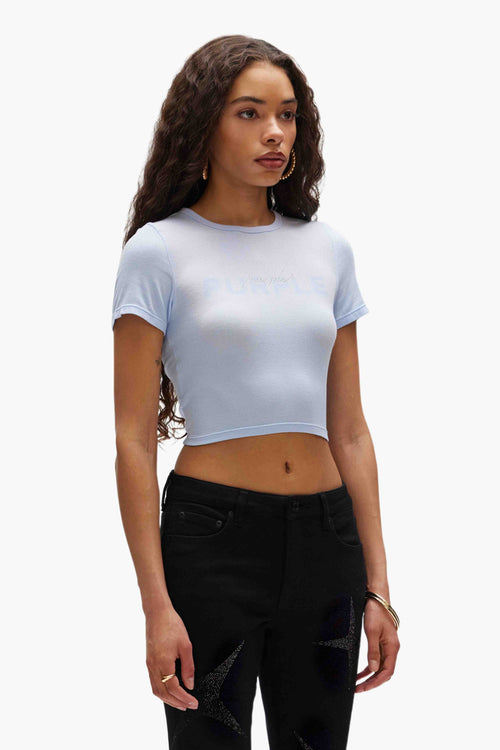 Crystal Script Baby Tee
