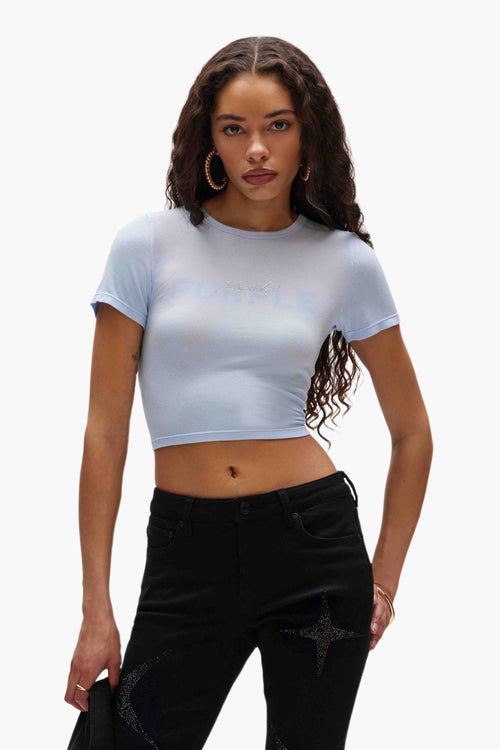 Crystal Script Baby Tee