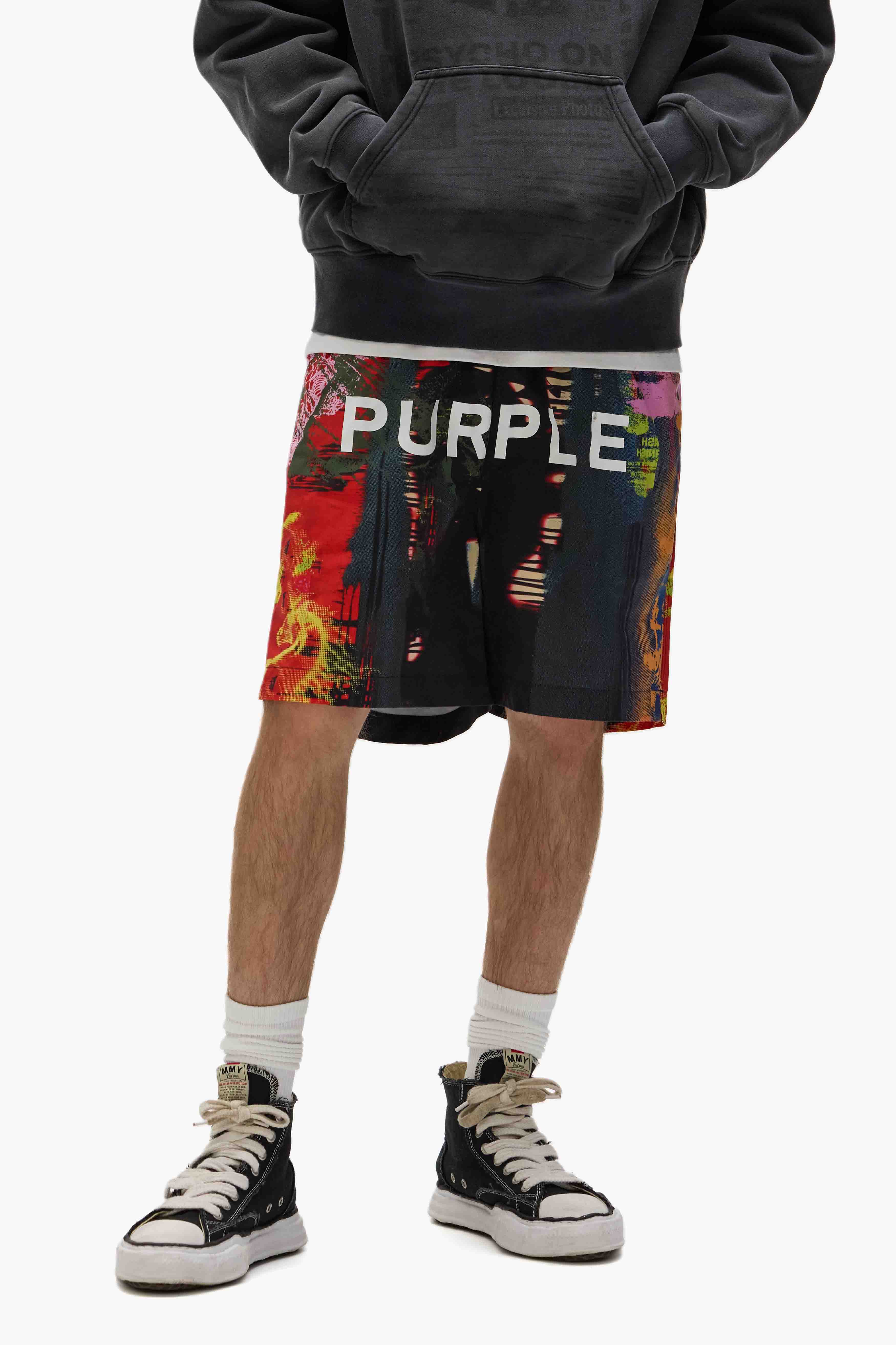 ★2024SS新作★AVANDRESS★R Pigment Bermuda Pants Abstract Swim Shorts – PURPLE BRAND