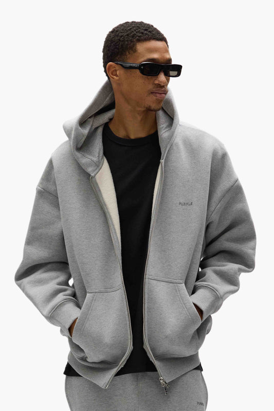 Blank Zip-Up Hoodie