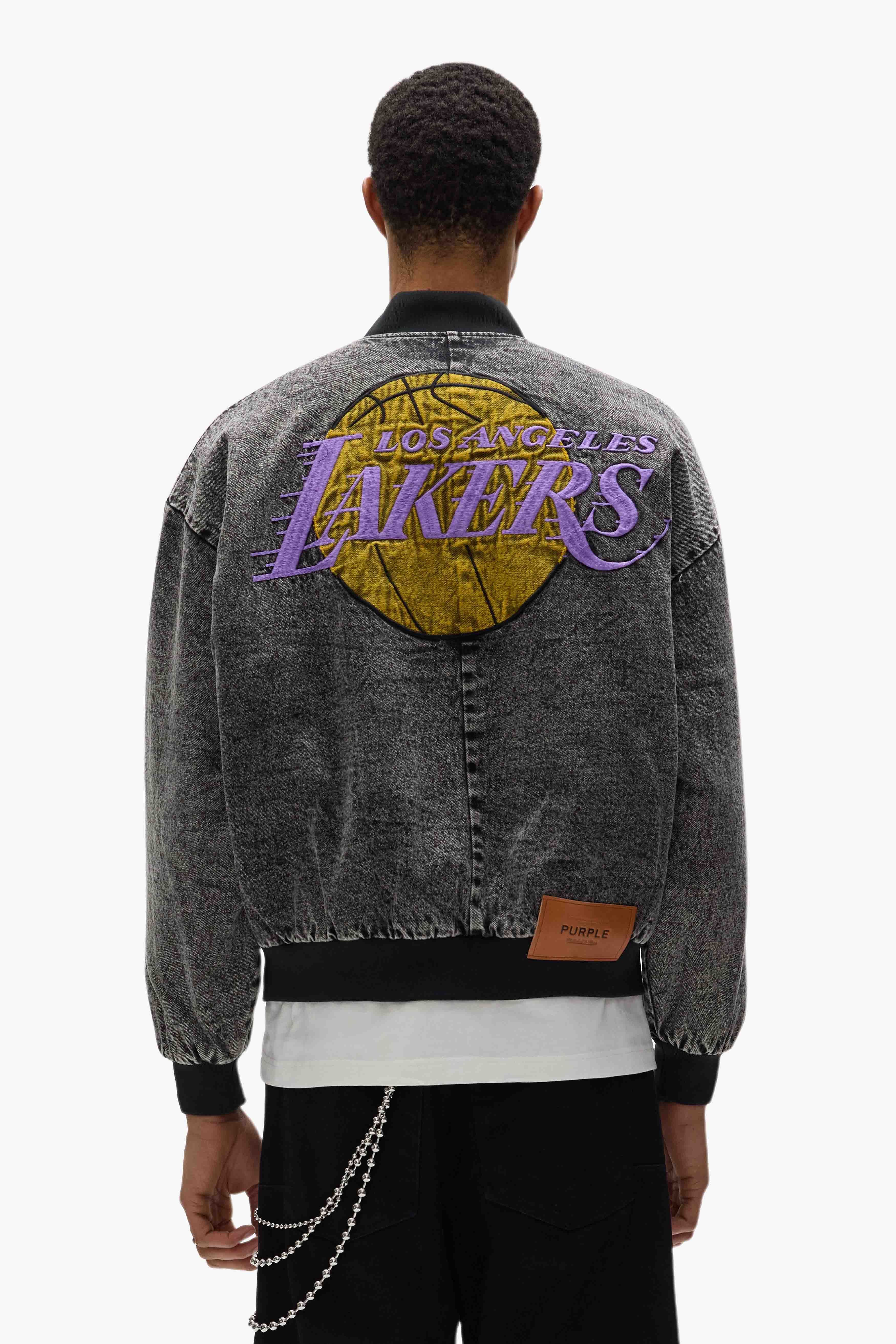 LA Lakers Bomber Jacket – PURPLE BRAND