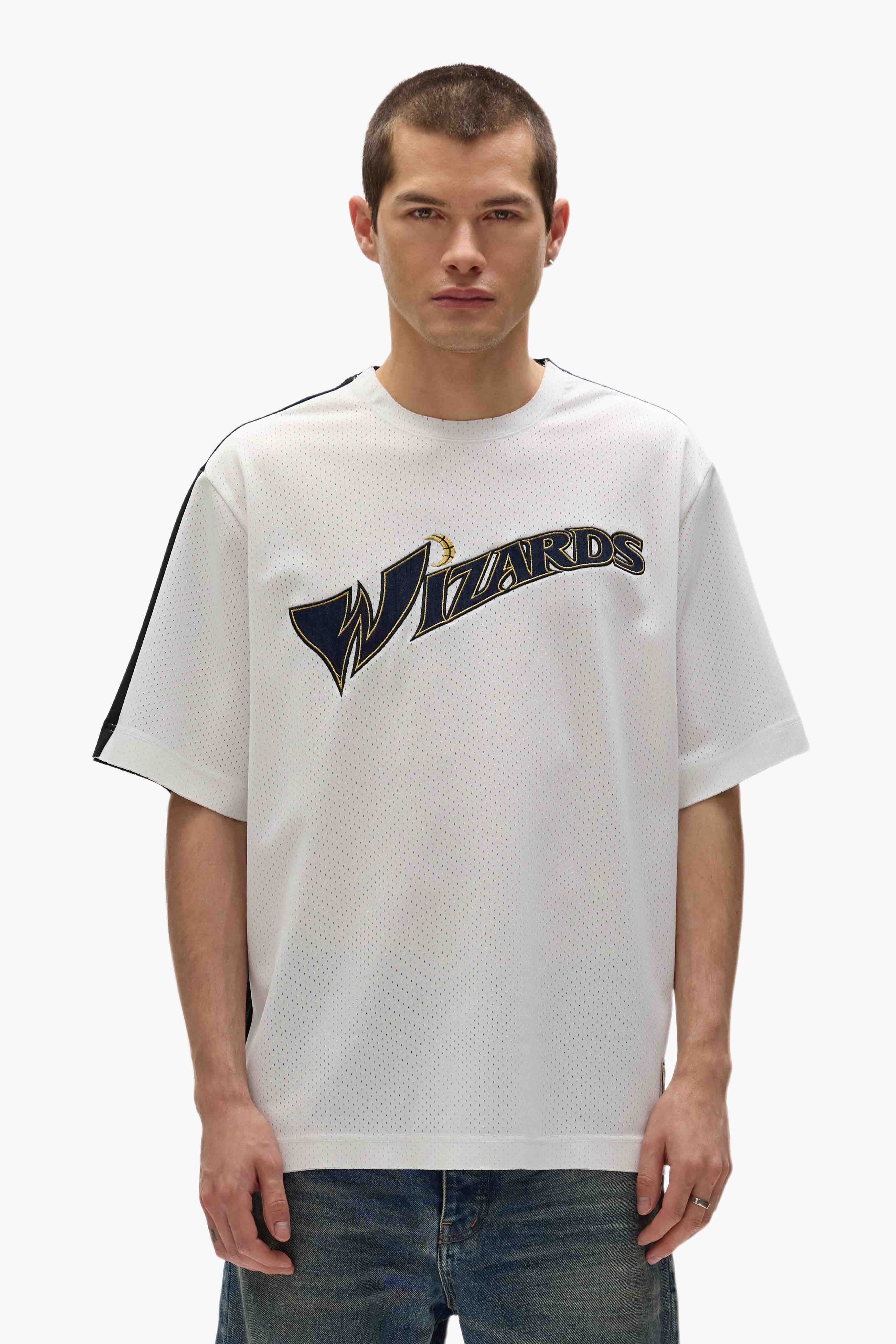 【PURPLE BRAND】X NBA X M&Nコラボ★WashingtonWizards Tシャツ Wizards Mesh Tee – PURPLE BRAND