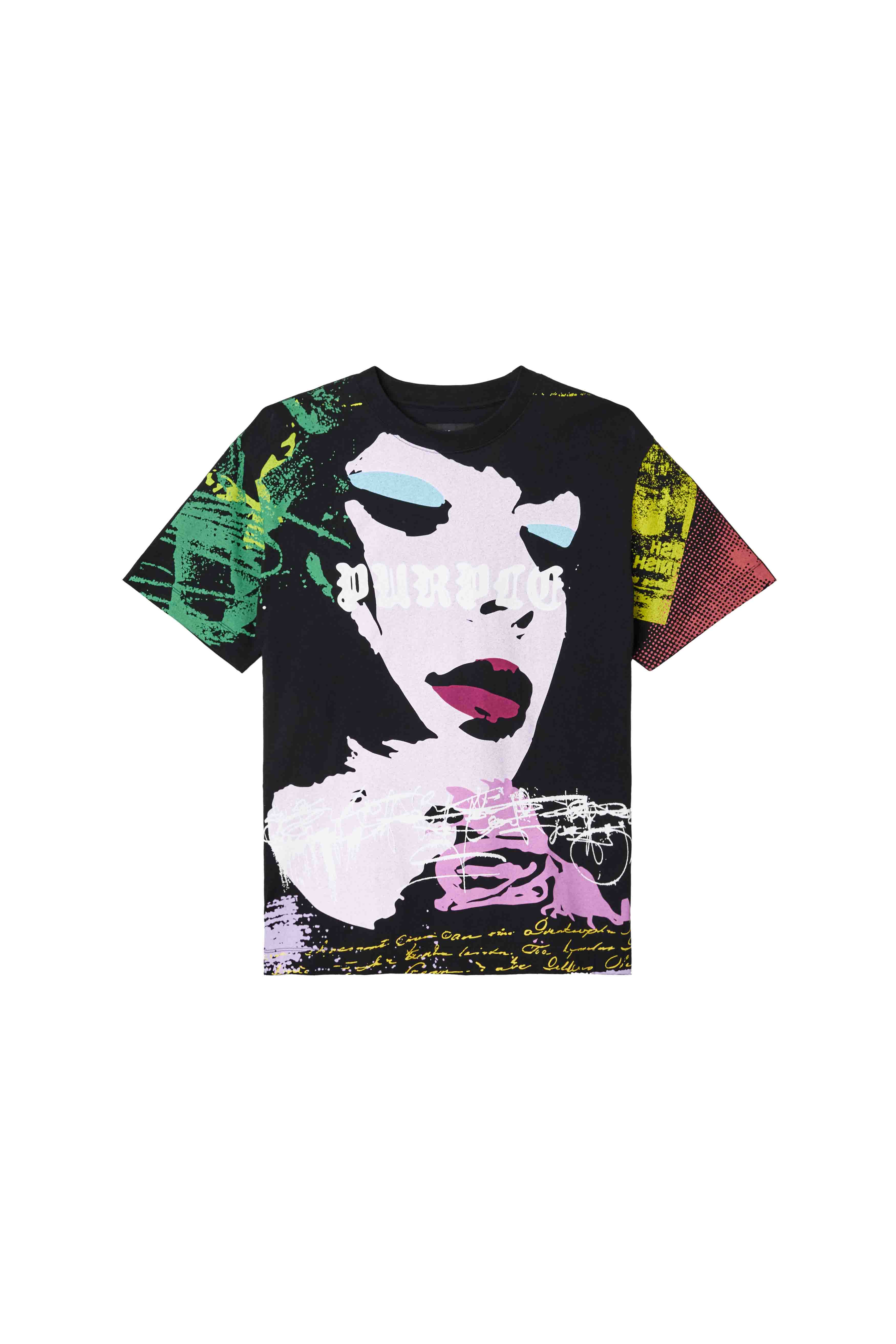 Tシャツ・カットソー PURPLE BRAND FW24 SCACCHI ML (P348 PFBR224) Femme Tee – PURPLE BRAND