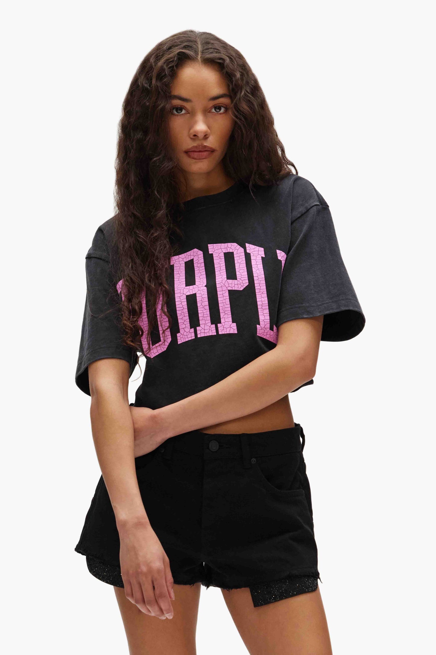 Collegiate Cropped Tee