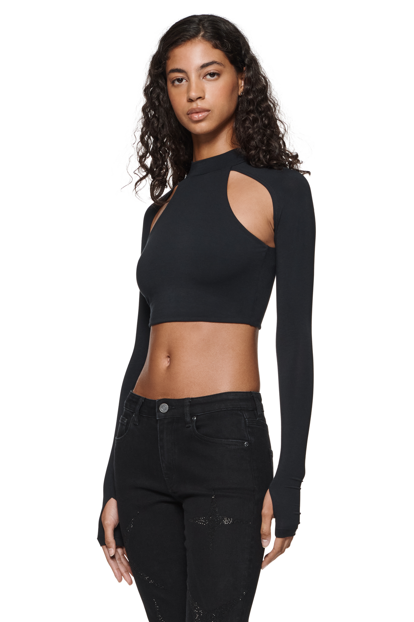 Cut Out Cropped Top