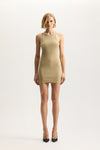 Wordmark Rib Cut Out Dress