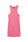Wordmark Rib Cut Out Dress