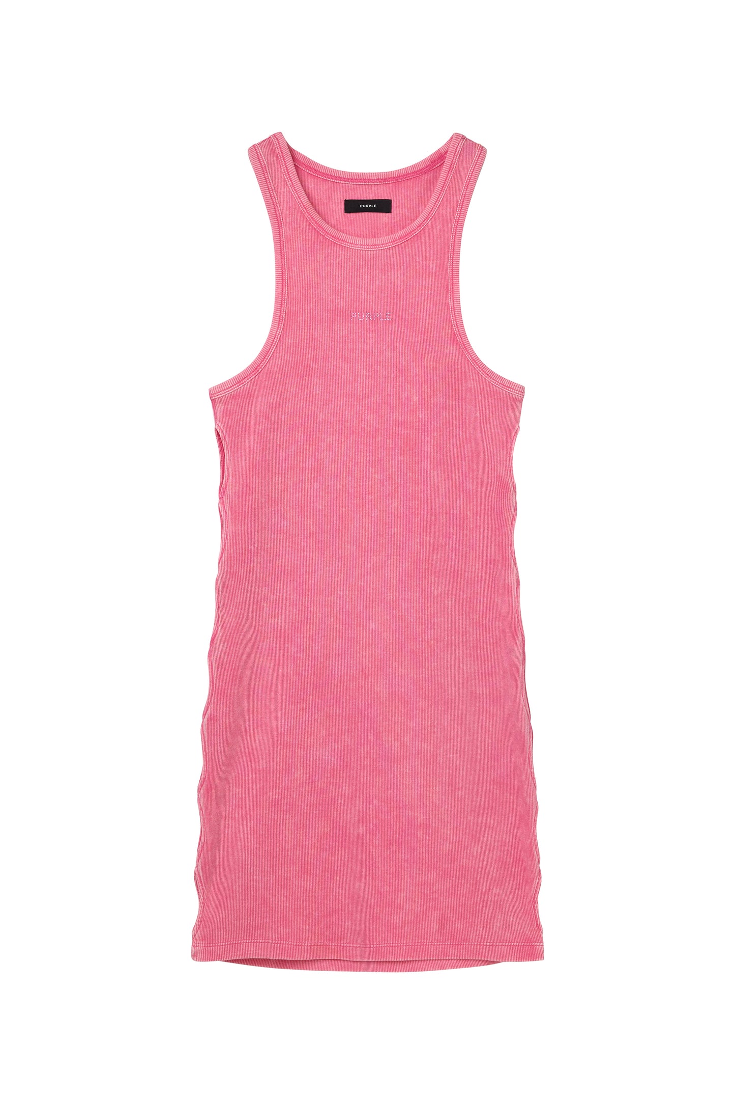 Wordmark Rib Cut Out Dress