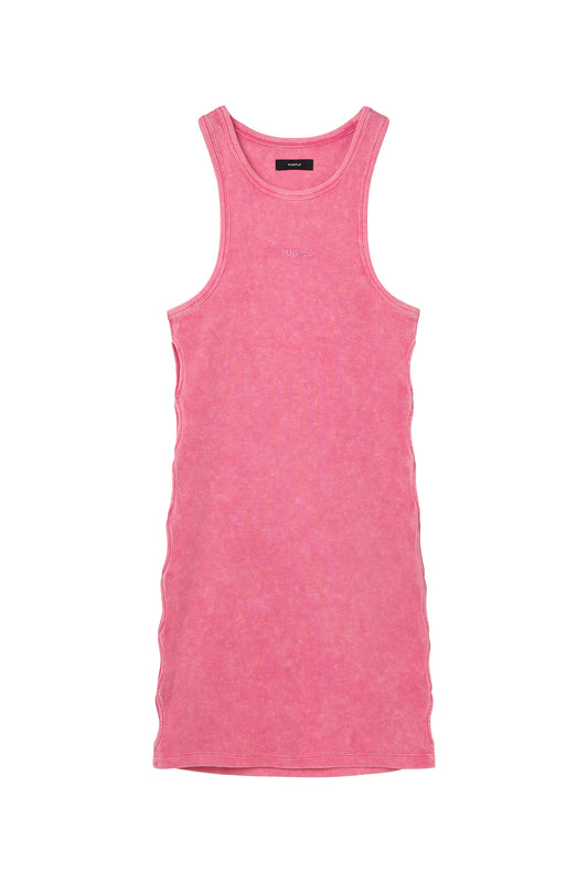 Wordmark Rib Cut Out Dress
