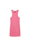 Wordmark Rib Cut Out Dress