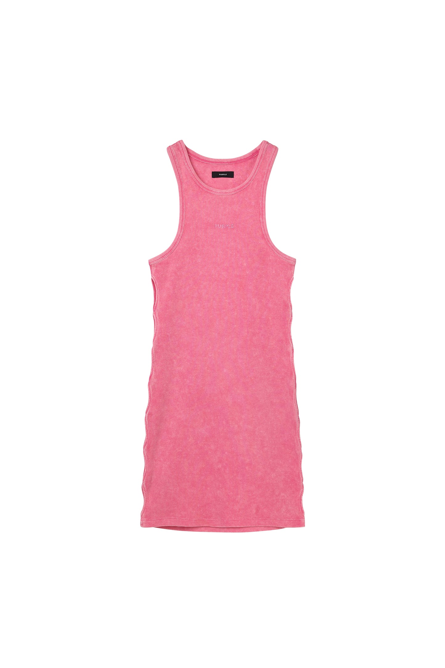 Wordmark Rib Cut Out Dress