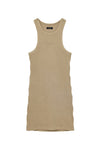 Wordmark Rib Cut Out Dress