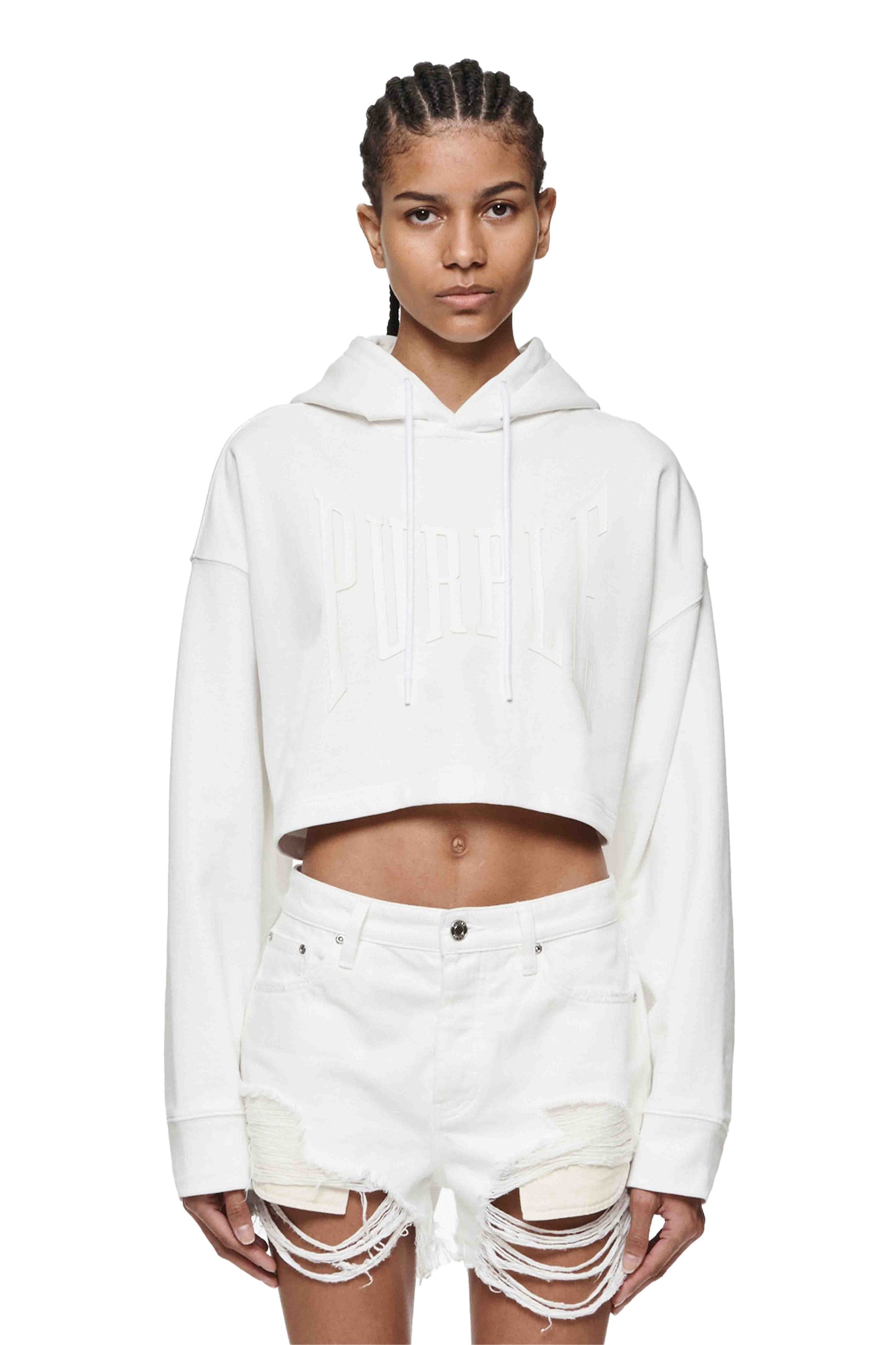 Uppercut Cropped Hoodie