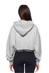 Heather Cropped Hoodie