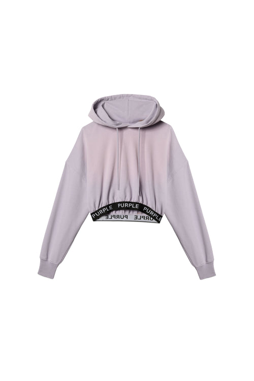 Wisteria Cropped Hoodie