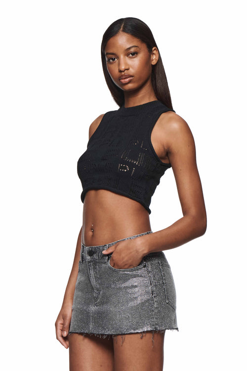 Pointelle Sweater Vest