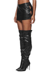 Leather Mini Skirt