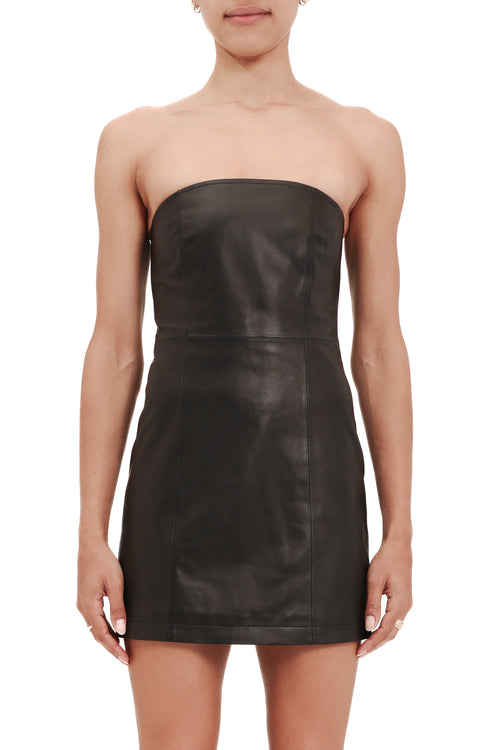 Leather Tube Dress