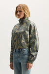Painted Camo Leather Jacket